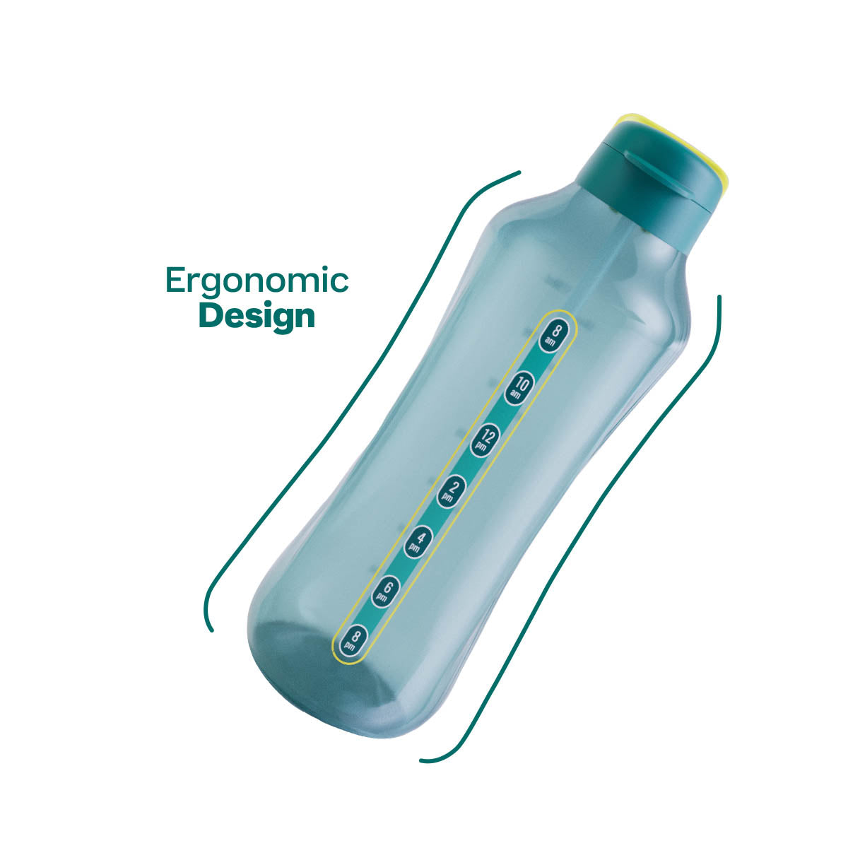 Tupperware® AquaVibe™ Water Bottle | 67 oz. / 2 L (Green)
