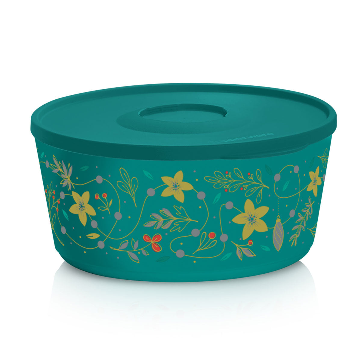 Tupperware® Holiday Holly Serving Bowl | Food Storage | 18-Cup / 4.3 L