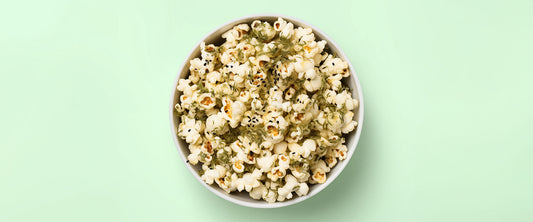 Black Sesame and Seaweed Popcorn