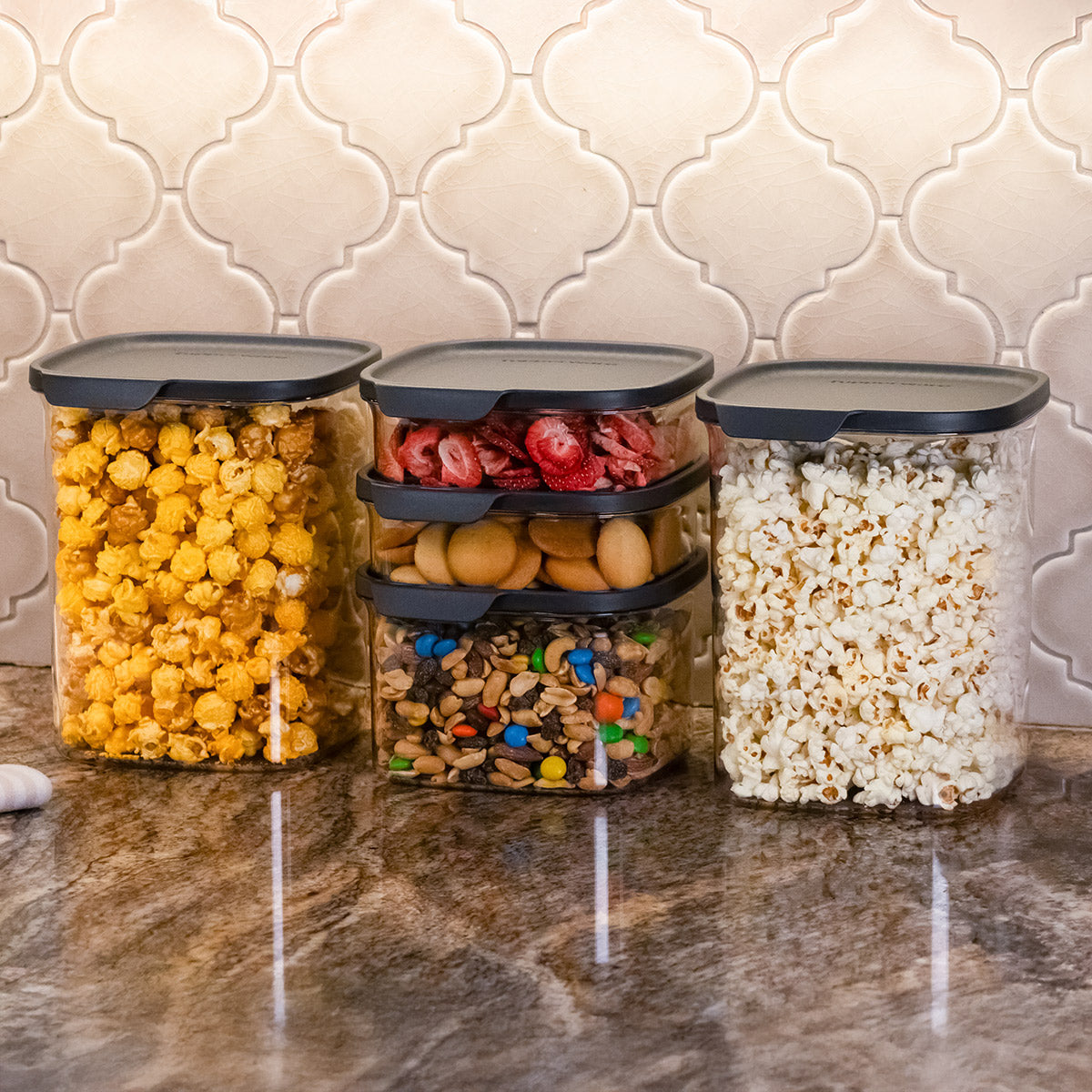 Tupperware® Ultra Clear® Square | 5-piece Set