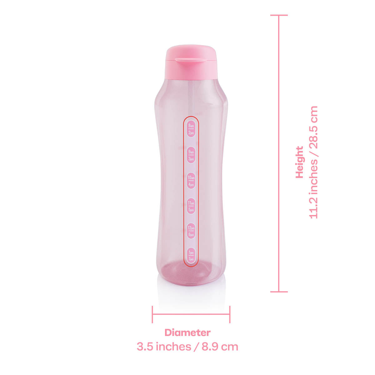 Tupperware® AquaVibe™ Water Bottle | 40 oz. / 1.2 L (Pink)