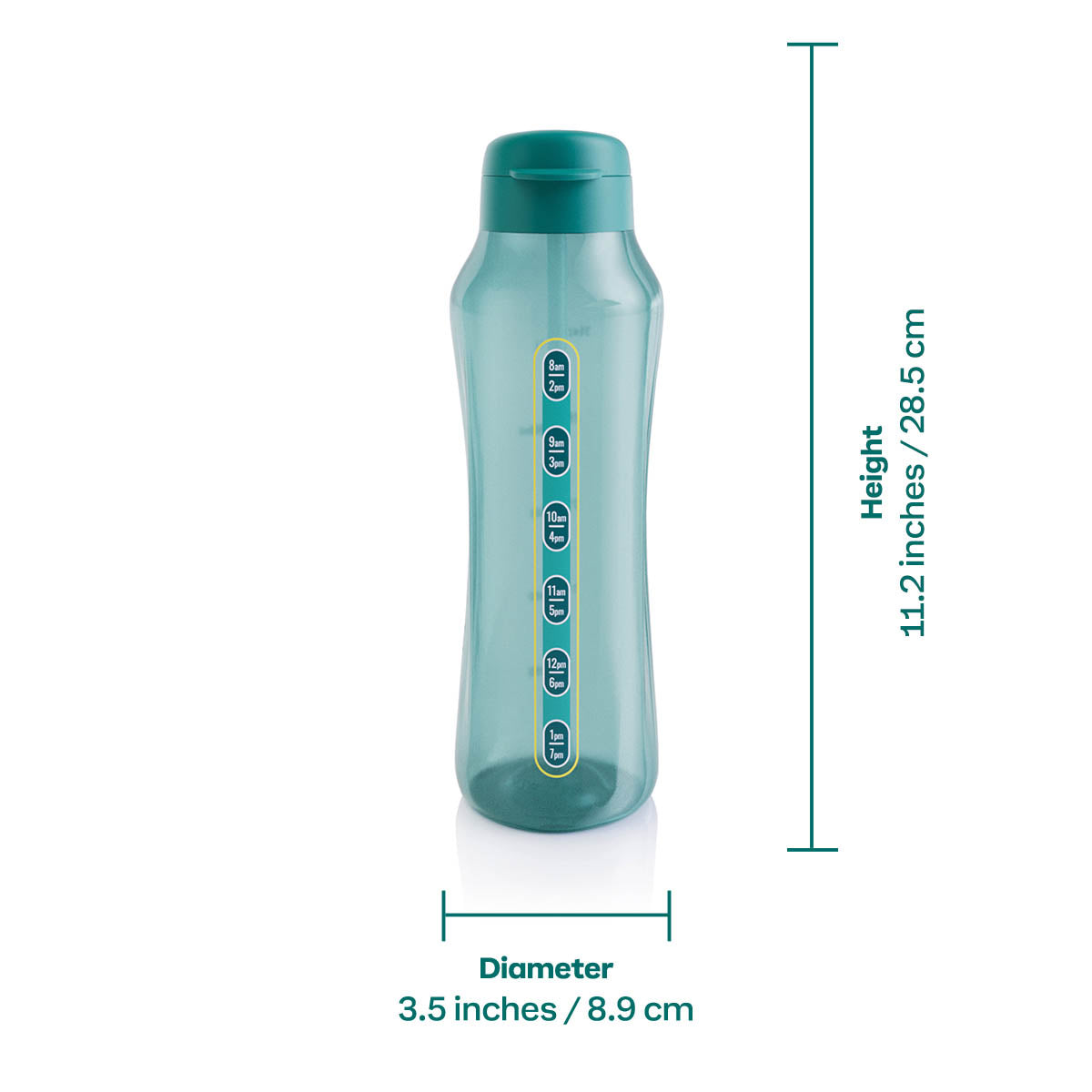Tupperware® AquaVibe™ Water Bottle | 40 oz. / 1.2 L (Green)