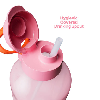 Tupperware® AquaVibe™ Water Bottle | 67 oz./2 L (Pink)