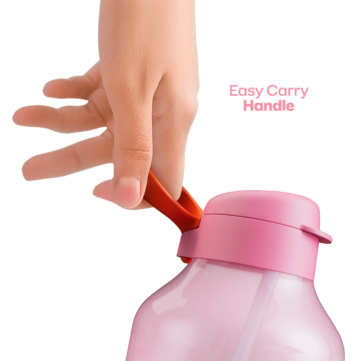 Tupperware® AquaVibe™ Water Bottle | 67 oz./2 L (Pink)