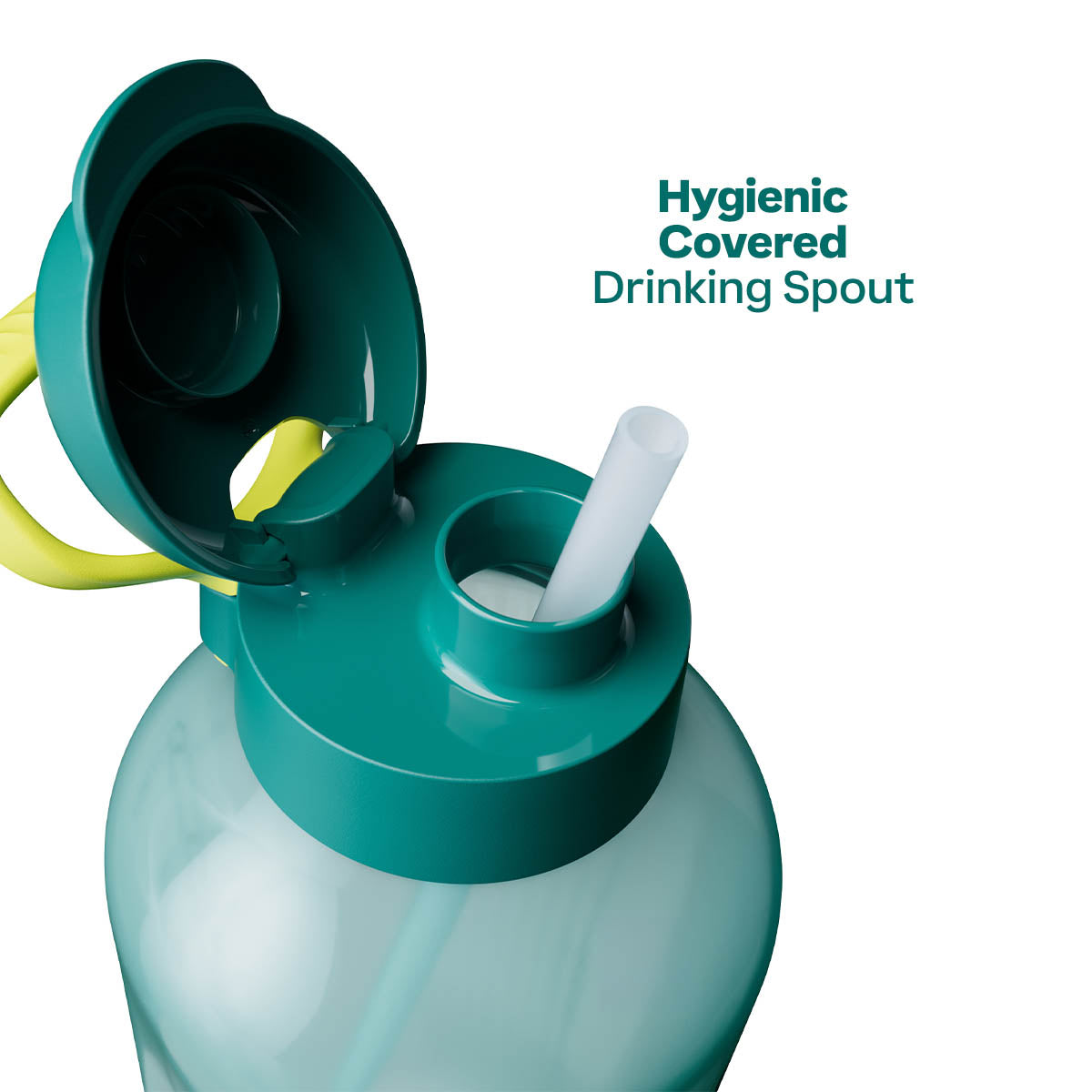 Tupperware® AquaVibe™ Water Bottle | 67 oz. / 2 L (Green)