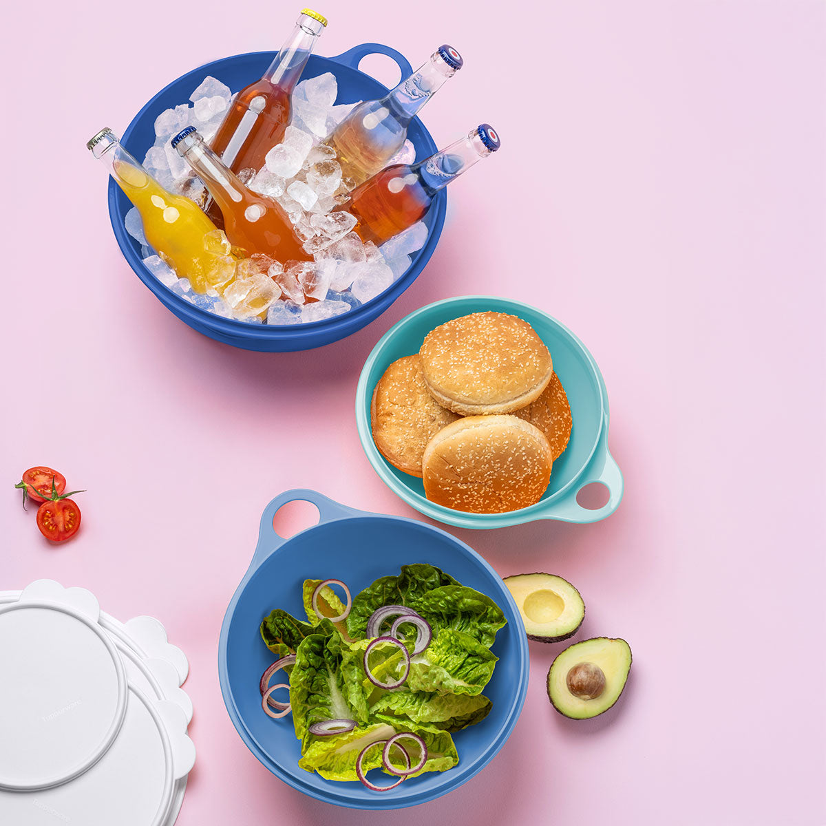 Ensemble de 3 | Bols Grand-mère® de Tupperware® | bols à mélanger hermétiques et étanches