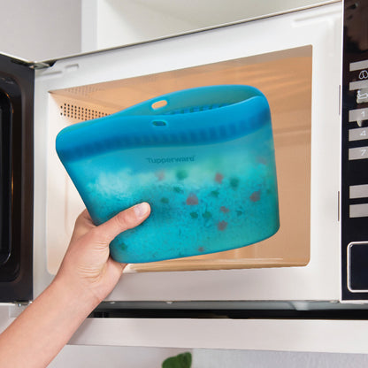 Sac en silicone suprême moyen | à fond plat