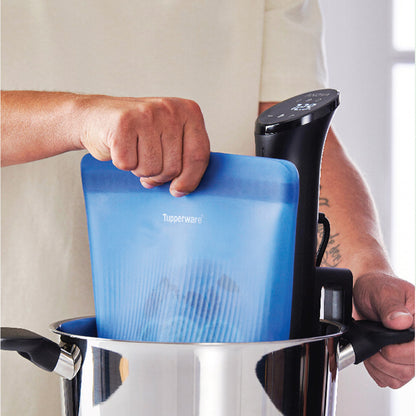 Grand sac en silicone suprême | à fond plat