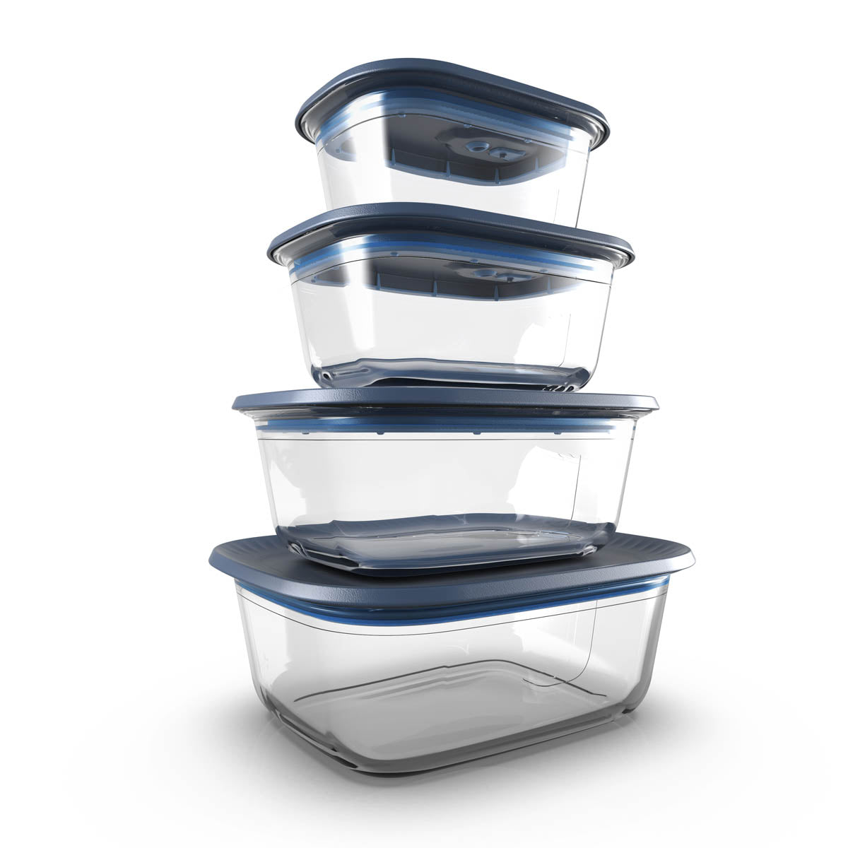 Tupperware Voila™ Glass Food Storage Containers | Set of 4