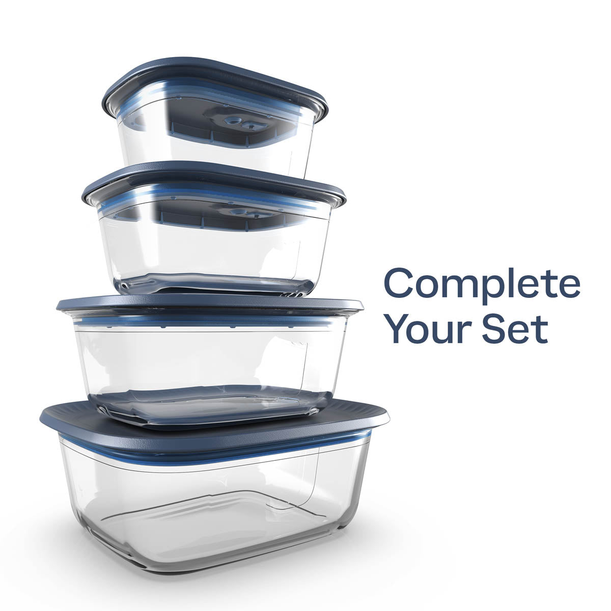 Grand contenant rectangulaire en verre Voila™ de Tupperware | pour la conservation d’aliments