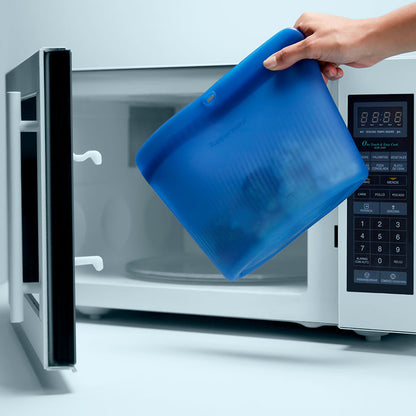 Grand sac en silicone suprême | à fond plat