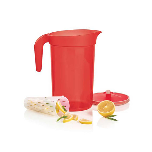 1 Gallon Pitcher with Infuser Insert (Sheer Crushed Raspberry)