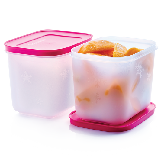 tupperware Freezer mates Plus Small Deeps filled with frozen fruit