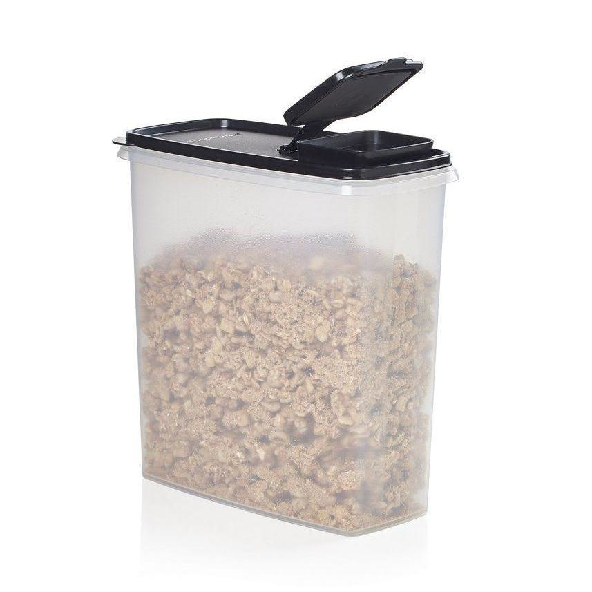 Tupperware Super Cereal Storer 4.8L with black lid